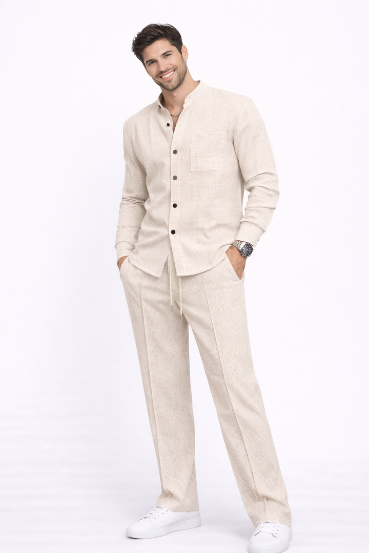Conjunto de dos piezas para hombre: cómodo, transpirable y versátil