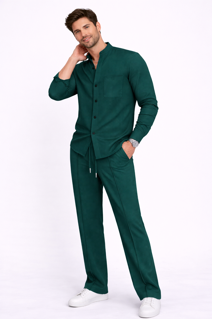 Conjunto de dos piezas para hombre: cómodo, transpirable y versátil